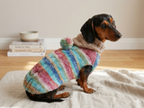 Warm wool coat for pets, sweatshirt for dogs, sweater hoodies for dachshunds