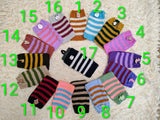 Cute Animal Companion Knit Phone Case | Striped Phone Sleeve-Handmade Knit Animal Phone Pouch | Cozy Stretchy Phone Sock