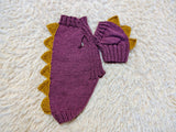 Custom Dinosaur Dog Hoodie Sweater – Cozy Handmade Pet Clothing