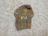 14 color Dog Hat Alpaca Tweed Striped, Knitted Set Warm Pet Clothes outfit apparel, Closed Ear Cap for Dachshunds beanie