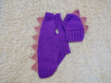 Hand-Knitted Dinosaur Dog Costume for Small Dogs and Dachshunds