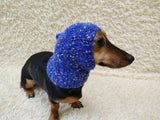14 color Dog Hat Alpaca Tweed Striped, Knitted Set Warm Pet Clothes outfit apparel, Closed Ear Cap for Dachshunds beanie