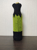 Frankenstein Halloween Wine Bottle Cover | Green Monster Cozy