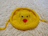 Duck Summer sun hat dogs with holes for ears. Hand knitted sun cap dachshund. Stylish Pet Photo Props and Gift Dog Moms