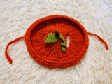 Pumpkin Panama Dog Hat Halloween Summer Hat with Open Ears for Dachshund Pet Clothes Photo Shoot Gift for Dog Mom
