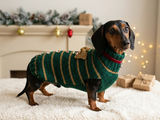 Christmas Pet Clothes Jumper Bow Decoration,Christmas Party Dog Sweater,Dog Photo Shoot Clothes