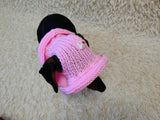 Panama dog an Easter bunny, summer hat for dachshund, sun protection with open ears