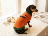 Halloween clothes for pets-halloween pumpkin sweater for dog-halloween holiday sweater for dogs-pumpkin sweater halloween gift