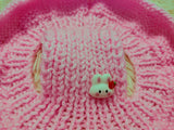 Panama dog an Easter bunny, summer hat for dachshund, sun protection with open ears