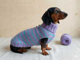 Striped Clothes With Button Pet Dog,Dog Jumper Winter Christmas,Dachshund Button Sweater,Pets Gift