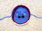 Shark Summer sun hat dogs with holes for ears. Hand knitted sun cap dachshund. Stylish Pet Photo Props and Gift Dog Moms