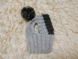 Dog hat pom-poms, warm winter clothes for pets, cap cloches ears dachshunds outfit apparel, pet lover gift