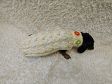 Handmade Cable Knit Dachshund Sweater | Warm Dog Clothes)