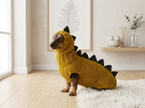 Dinosaur Sweater for Dogs – Cozy Winter Pet Costume with Dinosaur Spikes