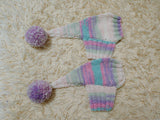 Knitted Dog Snood Hat with Pom Pom – Warm Winter Puppy Beanie & Dachshund Clothes
