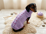 Pet clothes dog jumper with beads,holiday dog clothes,gift for pets