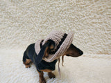 Cowboy Panama hat for dogs, summer cap dachshund, sun protection with open ears panama pet outfit apparel lover gift