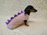 Cute Dinosaur Dog Jumper - Handmade Winter Apparel for Pets