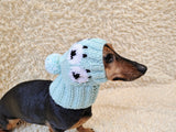 Sheep Warm Winter Dog Snood Hat, Pets Snood Hat