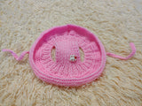 Panama dog an Easter bunny, summer hat for dachshund, sun protection with open ears