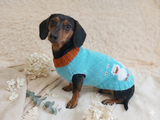 Ducks Pet Clothes Dog Sweater with Ducks, Duck Dachshund Clothes Jumper