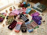 Cute Animal Companion Knit Phone Case | Striped Phone Sleeve-Handmade Knit Animal Phone Pouch | Cozy Stretchy Phone Sock