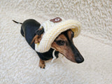 Teddy Bear Summer sun hat dogs with holes for ears. Hand knitted sun cap dachshund. Stylish Pet Photo Props and Gift Dog Moms