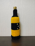 Knit Bee Wine Bottle Cover | Honeybee Kitchen Decor