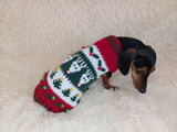 Christmas party pet outfit jumper,dog clothes christmas sweater,christmas gift for dog lovers knitted sweater.