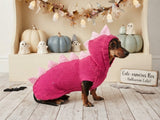 Dachshund hoodie dinosaur knitted animal clothes for pets, dog Halloween outfit Costume