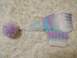 Knitted Dog Snood Hat with Pom Pom – Warm Winter Puppy Beanie & Dachshund Clothes
