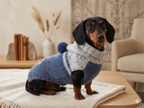 Pet Clothes Warm Alpaca Coat Knitted Vest Sweater Coat Dog Hoodie Clothing Hoody for Photo Props or Dog Gift