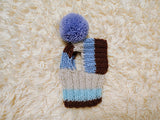 Comfort-Fit Knitted Dog Snood for Dachshunds - Soft Ribbed Dog Hat with Pom-Pom - Stay-On Winter Headwear for Long-Haired & Smooth Doxies