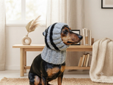 Mohair Wool Super Warm Dog Hat , Designer Pet Party Clothes outfit, Winter cloches knitted Dachshund Beanie