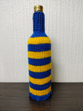 Handmade Knitted Wine Bottle Cover with Cable Stitch – Aesthetic Gift Decor