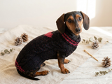 Dog jumper heart, sweater heart for dachshund