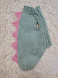 Knitted Dinosaur Costume for Dogs - Custom Dachshund Sweater ия)