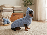 Dog clothes set sweater and hat with arana wool alpaca, jumper and hat winter warm alpaca wool, wool winter clothes for dachshund