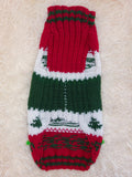Christmas party pet outfit jumper,dog clothes christmas sweater,christmas gift for dog lovers knitted sweater.