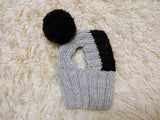 Dog hat pom-poms, warm winter clothes for pets, cap cloches ears dachshunds outfit apparel, pet lover gift