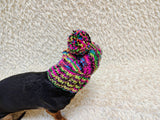 Cozy Hand-Knit Dog Winter Hat | Premium Dog Balaclava Snood