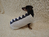 Funny Dinosaur Dog Sweater – Handmade Crochet Pet Clothing