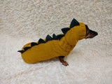 Dinosaur Sweater for Dogs – Cozy Winter Pet Costume with Dinosaur Spikes