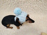 Knitted Dog Hat for Small Medium Dogs, Warm Puppy Hood, Winter Pet Balaclava, Dog Snood to Keep Ears Warm, Small Dog Winter Clothes, Cute Pet Gift