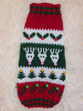 Christmas party pet outfit jumper,dog clothes christmas sweater,christmas gift for dog lovers knitted sweater.