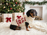 Christmas Reindeer Snowflake Pet cloches Sweater,Knitted Vest Sweater Coat Christmas for Dogs
