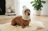 Clothes for dogs handmade knitted hat with pompon