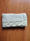 Handmade Knitted Phone Sleeve, Cable Knit Cell Phone Sock, Soft Wool Phone Case Pouch, Cozy Phone Protector, Boho Tech Accessory