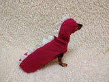 Dachshund Halloween Dinosaur Outfit Costume Sweater and Hat
