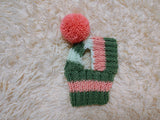 Comfort-Fit Knitted Dog Snood for Dachshunds - Soft Ribbed Dog Hat with Pom-Pom - Stay-On Winter Headwear for Long-Haired & Smooth Doxies